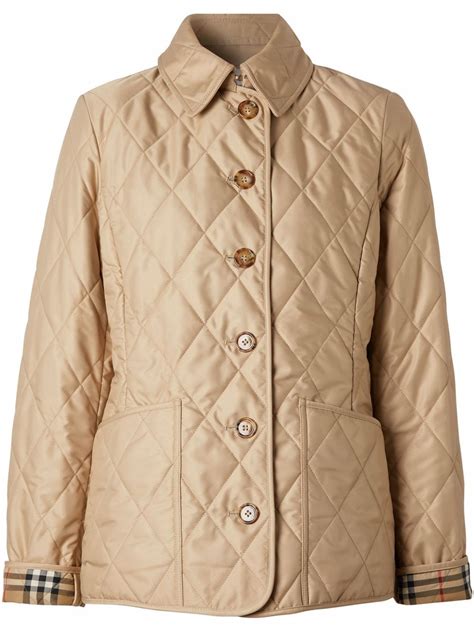 ladies burberry quilted jacket sale|burberry quilted jacket outlet.